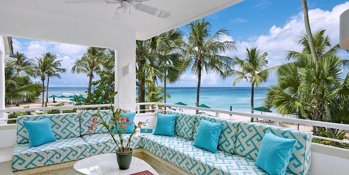 Barbados villas on the beach