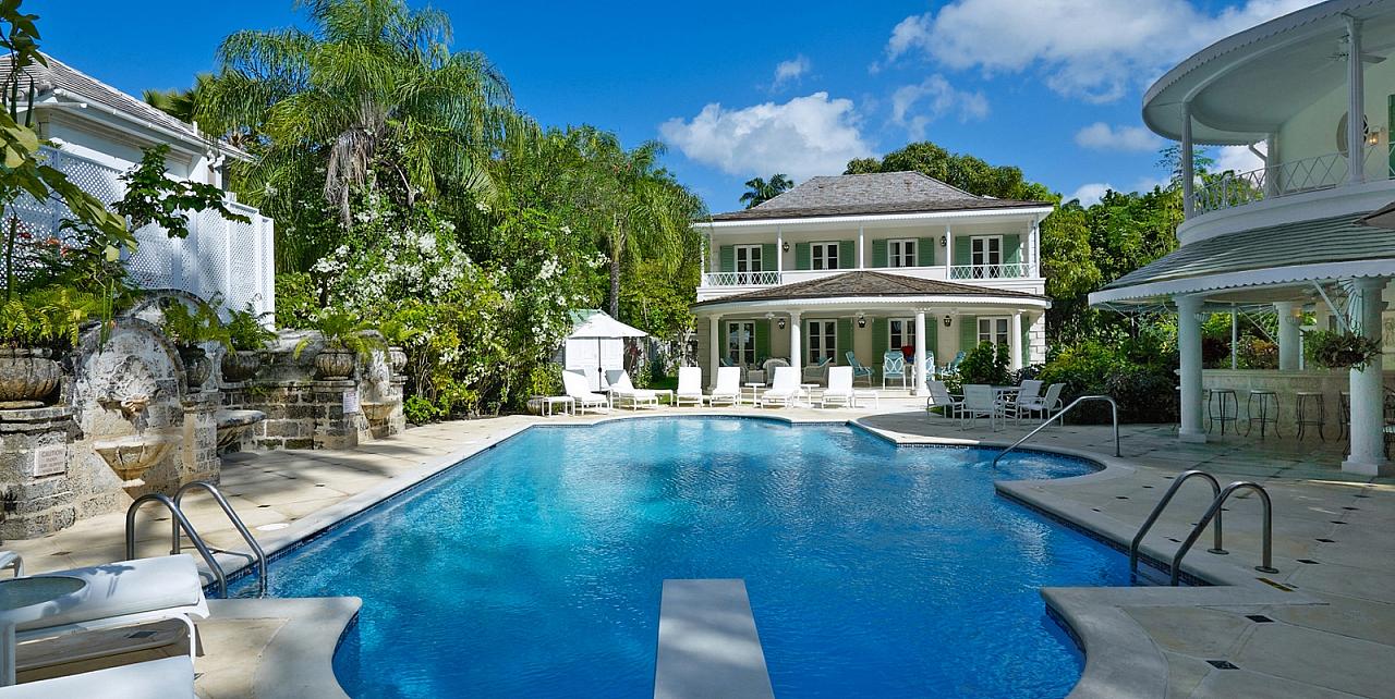 Barbados villas on the beach